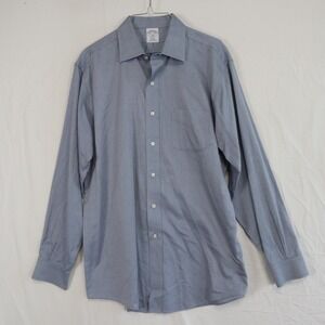 Brooks Brothers Shirt Mens 16.5-4/5 Regent Non-Iron Pocket Button Up Long Sleeve